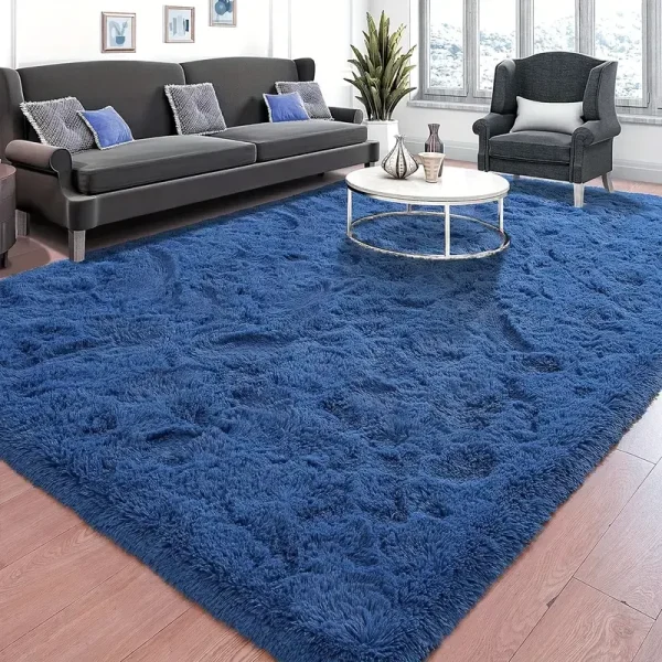 Luxury rectangular plush carpet - Image 10