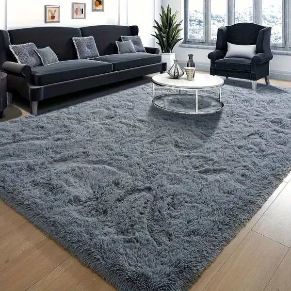 Luxury rectangular plush carpet - Image 9