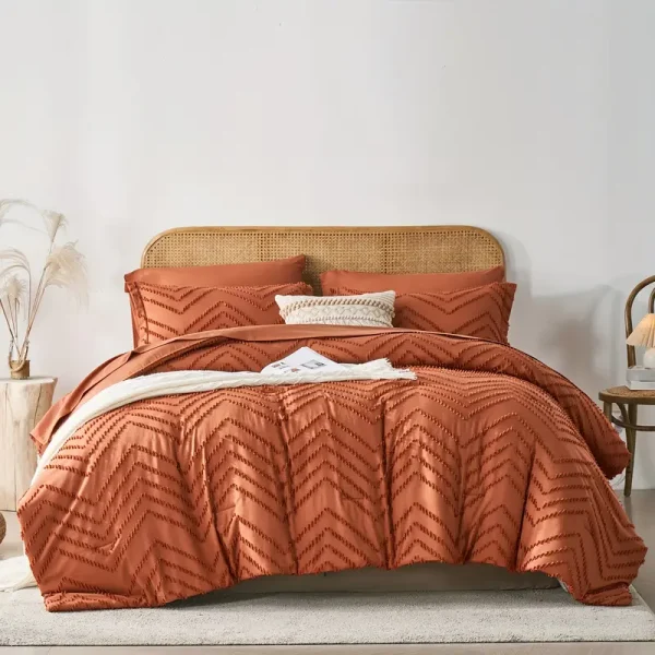 Chevron boho Chic Farmhouse quilt set - Image 18