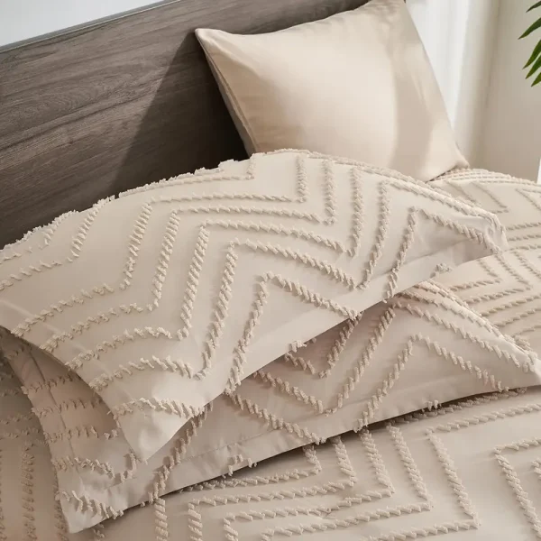 Chevron boho Chic Farmhouse quilt set - Image 6