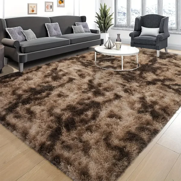 Luxury rectangular plush carpet - Image 3